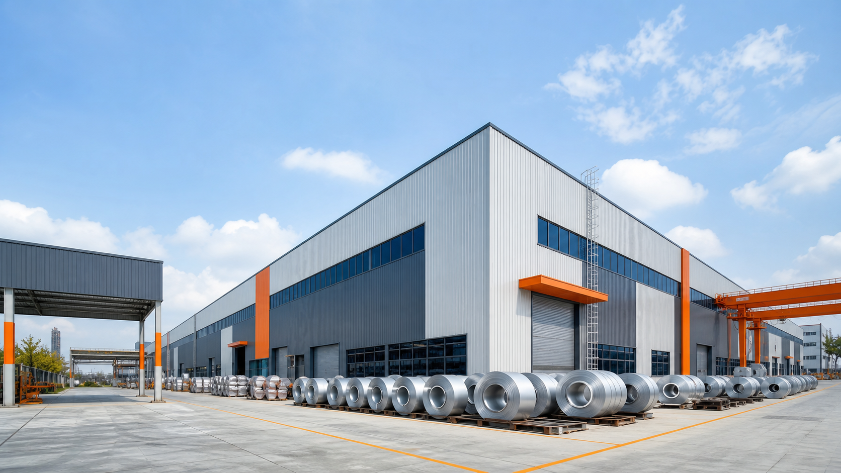 Aluminum coil in a clean brand style